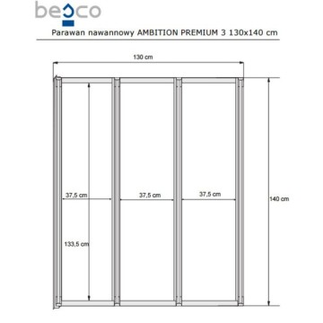 БАННА ФІРАНКА BESCO АМБІЦІЇ 3 130Х140
