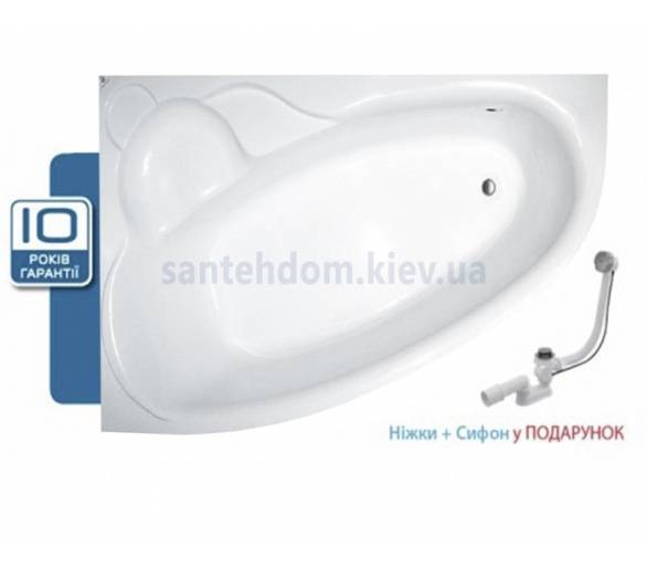 Акриловая ванна  Koller Pool Nadine 170х100 L/R
