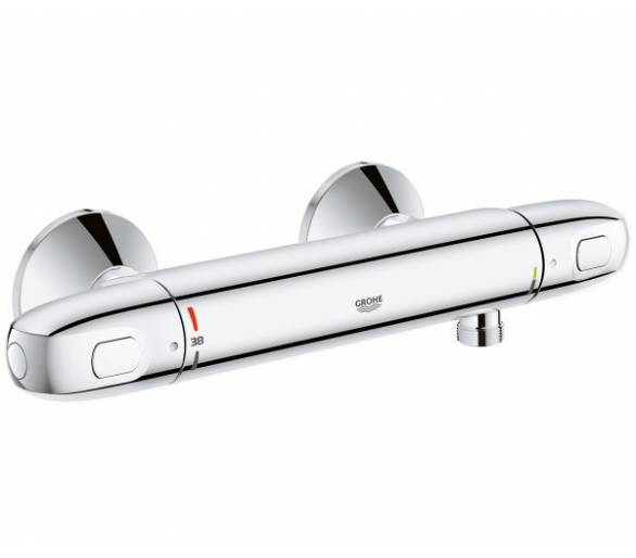 ᐉ Grohtherm 1000 New Термостат для душа 1/2", настенный монтаж  купить в Киеве по выгодной цене. Доставка по Украине. Гарантия