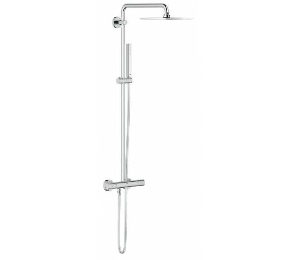 ᐉ Euphoria XXL 230 Душевая система с термостатом для настенного монтажа, хром  купить в Киеве по выгодной цене. Доставка по Укра