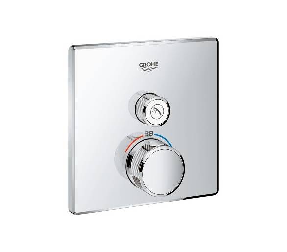 ᐉ Душовий терморегулятор Grohtherm SmartControl, вбудований без підключення шланга купити в Києві за вигідною ціною. Доставка по