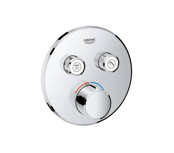 ᐉ Кран для душа SmartControl, екстер'єр, 2 виходи, без підключення шланга, хром купити в Києві за вигідною ціною. Перед