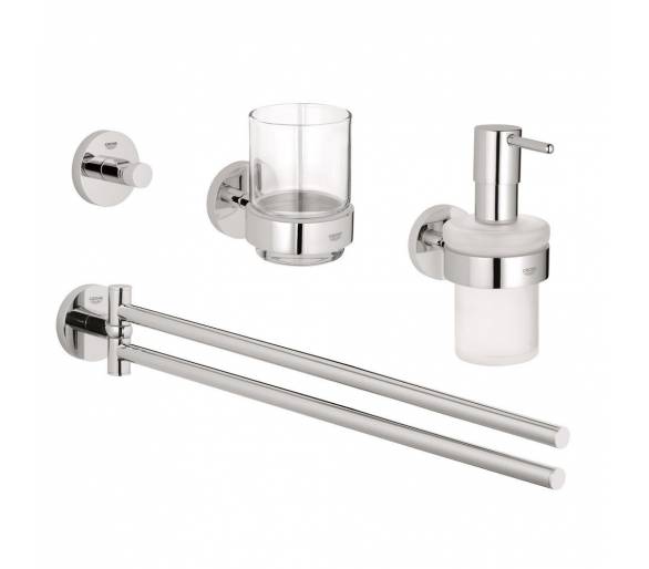 ᐉ Essentials Набор аксессуаров 4 в 1 Master Bathroom  купить в Киеве по выгодной цене. Доставка по Украине. Гарантия