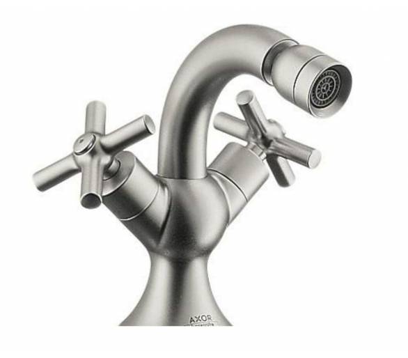 ᐉ Axor Terrano - міксер на біде (кроси) satinox HANSGROHE 37230810 купити в Києві за вигідною ціною. Доставка по Україні.