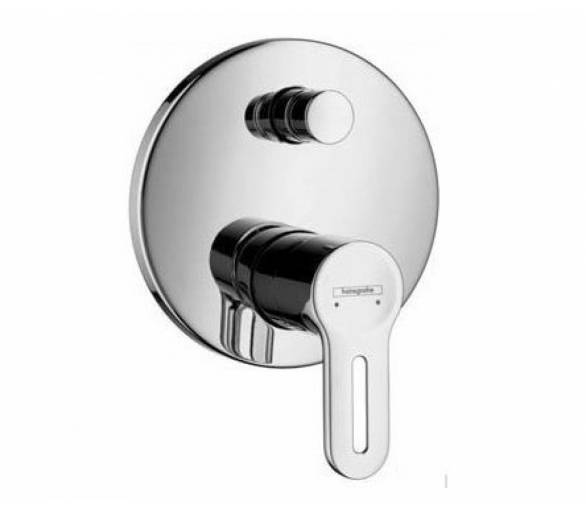 ᐉ Метрополь S - врізний змішувач для ванни (матовий хромовий) HANSGROHE 14465880 купити в Києві за вигідною ціною. Доставка по У