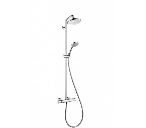 ᐉ Croma 220 Showerpipe Душевая система с Термостатом  купить в Киеве по выгодной цене. Доставка по Украине. Гарантия
