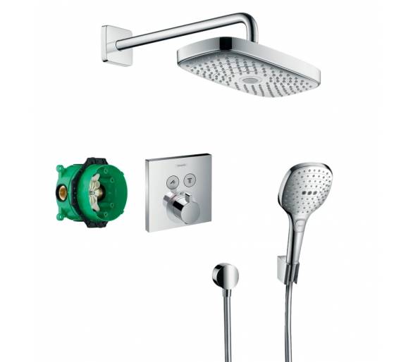 ᐉ Raindance Select E/ShowerSelect Душовий набір (верхній, ручний душ, ibox, термостат) купити в Києві за вигідною ціною. Доставк