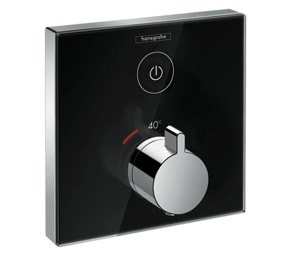 ᐉ ДушSelect Єдиний споживчий термостат, скло, CM, Black/Chrome купити в Києві за вигідною ціною. Доставка по Україні