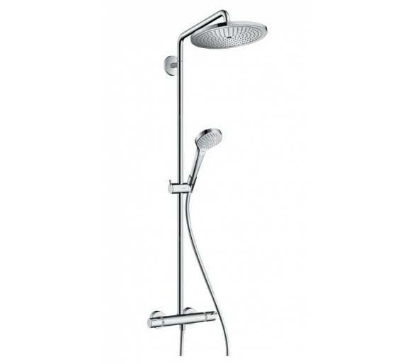 ᐉ Croma Select 280 Air 1jet Showerpipe Душевая система с термостатом, хром  купить в Киеве по выгодной цене. Доставка по Украине