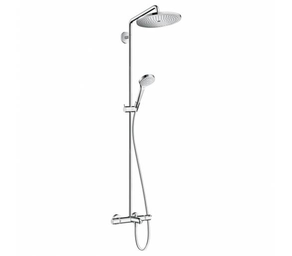 ᐉ Croma Select 280 Air 1jet Showerpipe Душевая система для ванны с термостатом, хром  купить в Киеве по выгодной цене. Доставка 