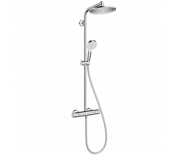 ᐉ Crometta S 240 1jet Showerpipe Душевая система c термостатом, хром  купить в Киеве по выгодной цене. Доставка по Украине. Гара