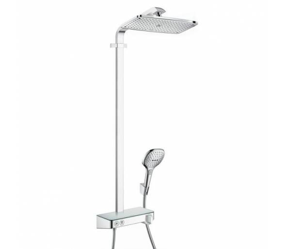 Дощова душова система Select E 360 Shower Hansgrohe купити в Києві за вигідною ціною. Замовити онлайн в інтернет-магазині
