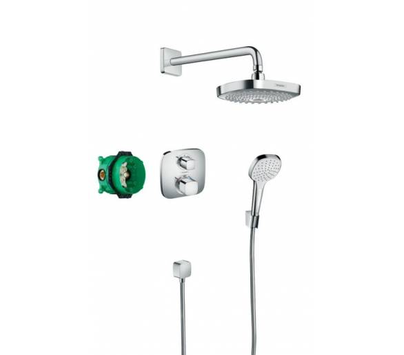 ShowerSet Croma Select E/Ecostat E Душевой набор (верхний, ручной душ, ibox, термостат)  Hansgrohe купить в Киеве по выгодной це