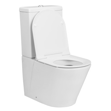 ᐉ NEMO Компакт напольный 71*36*85см гор. выпуск, нижний подвод,бачок 3/6л, сиденье твердое Slim slow-closing  купить в Киеве по 