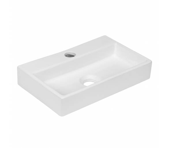 ᐉ VOLLE умывальник 380x240x70mm прямоугольный с отверстием под смеситель  купить в Киеве по выгодной цене. Доставка по Украине. 