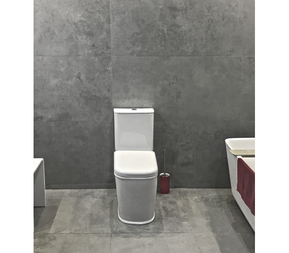 ᐉ PUERTA RIM компактний 690*380*790мм, гора. витяжка, нижній свивід, бак 3/6л, жорстке сидіння повільне закриття купити в Києві 