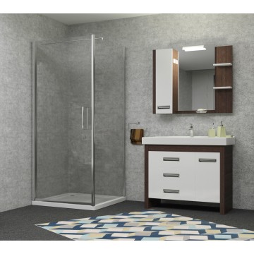 ᐉ Душова кабіна RUDAS квадратна 90 * 90 см, піддон з сифоном купити в Києві за вигідною ціною. Доставка по Україні. Гарантія