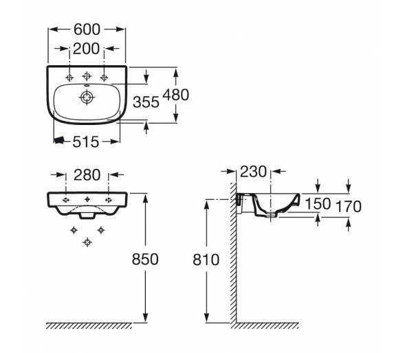 ᐉ Washba DEBBA 60 * 48 см купити в Києві за вигідною ціною. Доставка по Україні. Гарантія