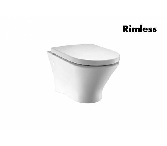 ᐉ Підвісний туалетNEXO Rimless з повільно закривається сидінням (в упаковці) купити в Києві за вигідною ціною. Доставка по Украї