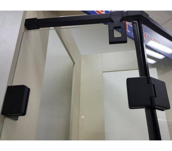 Душова кабіна VERONIS KN-10-90 BLACK 90х90 з піддоном