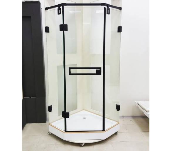 Душова кабіна VERONIS KN-10-90 BLACK 90х90 з піддоном