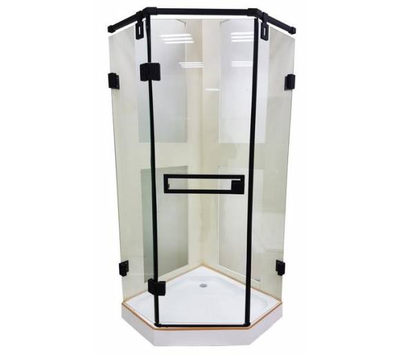 Душова кабіна VERONIS KN-10-90 BLACK 90х90 з піддоном
