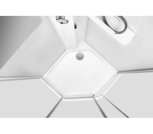 ГІДРОМАСАЖНА КОРОБКА AM PM ДОРОГОЦІННИЙ КАМІНЬ 90x90см W90C-018-090WTA