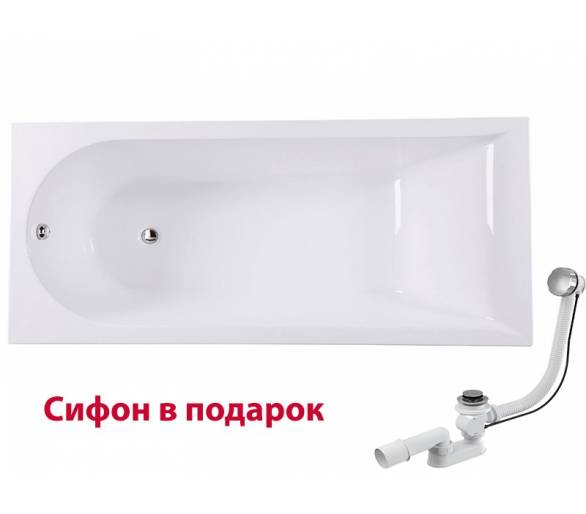 Акрилова ванна AM PM Спіріт 170х75 см.+ сифон