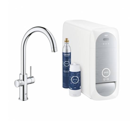 ᐉ BLUE HOME смеситель однорычажный для мойки с функцией очищения воды купить в Киеве по выгодной цене. Доставка по Украине. Гара