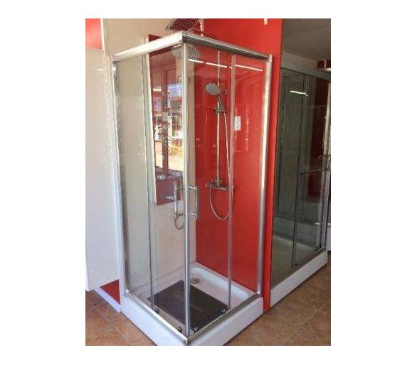 Душова кабіна Dusel А-513 80х80х190 см. прозорий