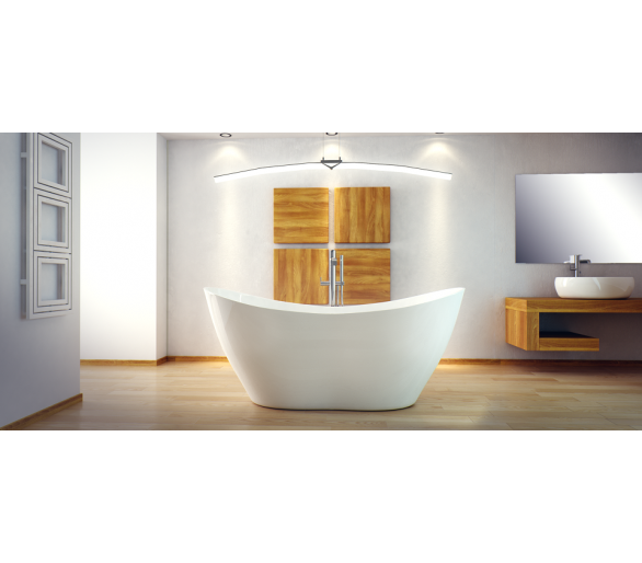 Окремо стоїть ванна BESCO VIYA 160х70 см.