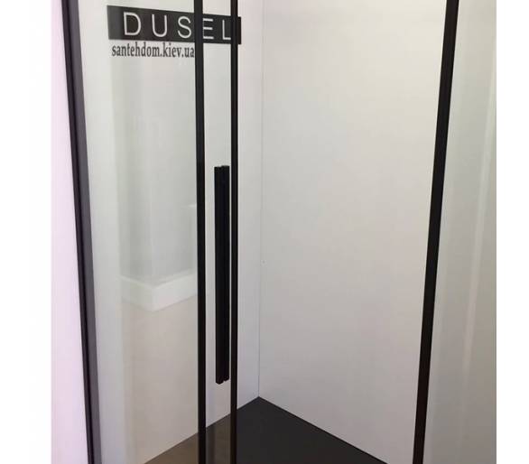 Душевая кабина Dusel 90x90см. DL194 Black Matt