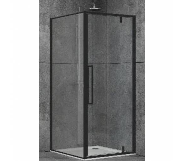 Душевая кабина DUSEL DL198B+DL196B Black Matt 90x90x190