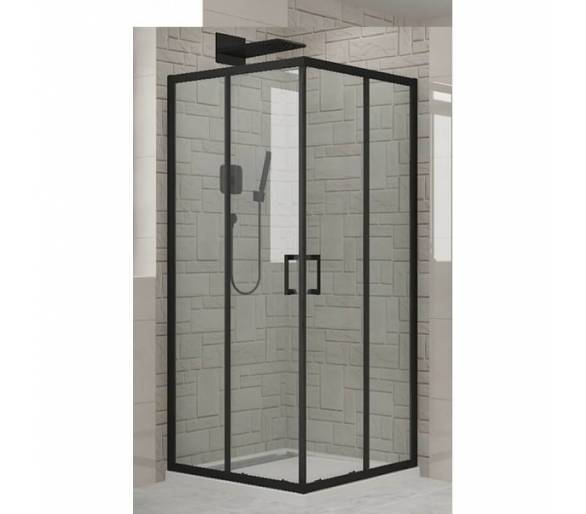 Душова кабіна DUSEL EF-184B Black Matt 90x90x190