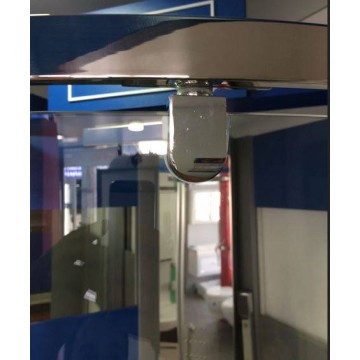 Напівкругла душова кабіна Dusel прозорого скла А-1105 90х90х1900