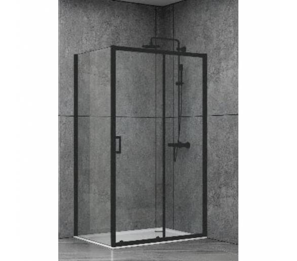 Душова кабіна EF-185B+EF181B Black Matt 120x90x190