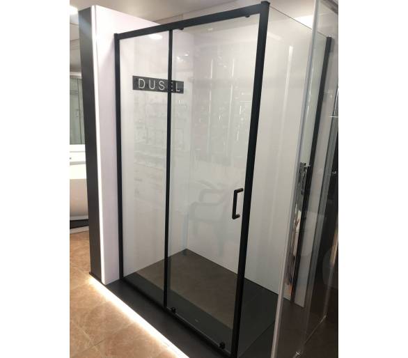 Душова кабіна EF-185B+EF181B Black Matt 120x80x190