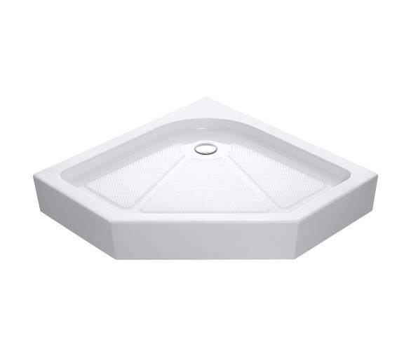 П'ятикутна душова кабіна IRIS 100x100x211см з піддоном і сифоном