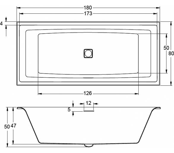 ᐉ Акрилова ванна Riho STILL SQUARE LED 180x80 Залишилося купити в Києві за вигідною ціною. Доставка по Україні. Гарантія