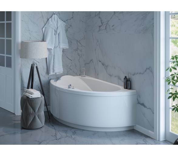 ᐉ Ванна акриловая WGT® Rialto Lugano 170x108 левая угловая купить в Киеве по выгодной цене. Доставка по Украине. Гарантия