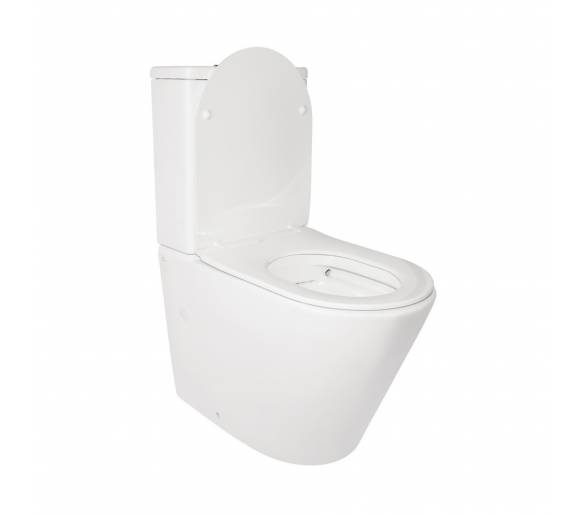 Унитаз-компакт Qtap Stork безободковый с сиденьем Soft-close