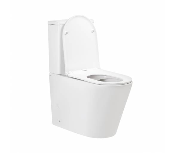 ᐉ Унитаз-компакт Qtap Scorpio безободковый с сиденьем Soft-close купить в Киеве по выгодной цене. Доставка по Укра