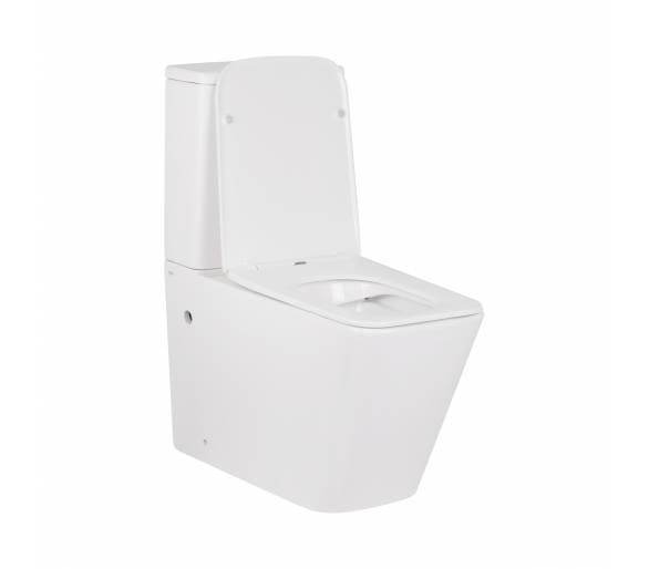 Qtap Унітаз без обода Tern компактний з м'яким закритим сидінням