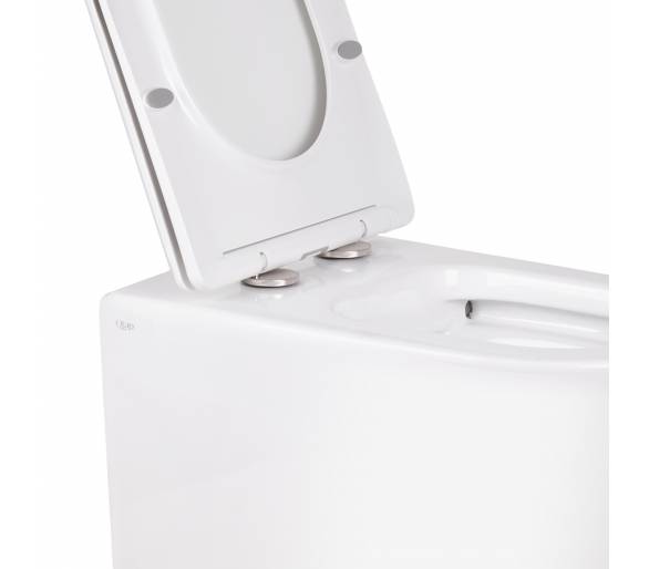 Вуличний туалет Qtap SWAN без обода з сидінням Soft-close QT16223178W