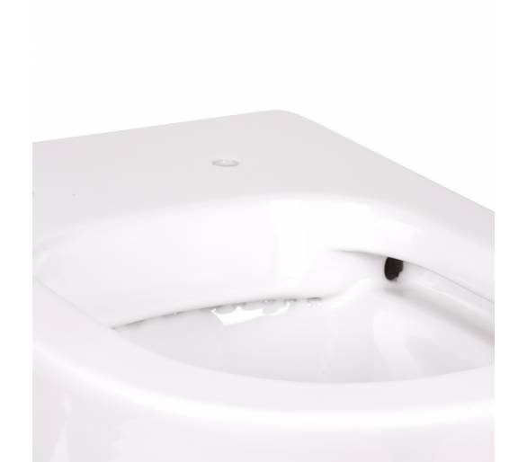 Вуличний туалет Qtap SWAN без обода з сидінням Soft-close QT16223178W