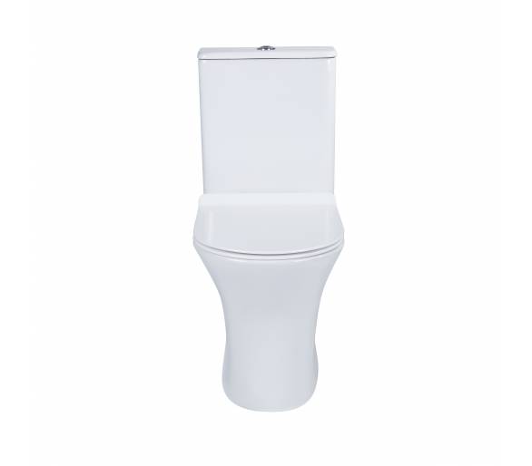 Компактний унітаз Qtap Presto без обода з сидінням Soft-close