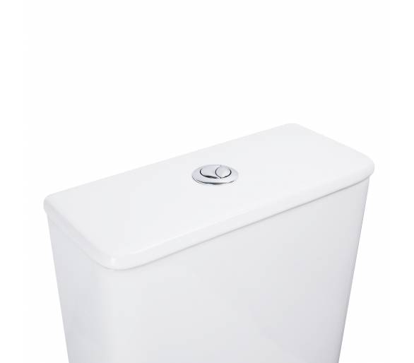 Унитаз-компакт Qtap Nando безободковый с сиденьем Soft-close QT12221222AW