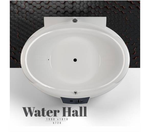ᐉ Акрилова ванна WGT Water Hall окремо стоїть 199 * 161 Легко купити в Києві за вигідною ціною. Доставка по Україні. Гарантія