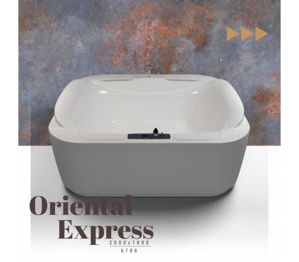 ᐉ Акриловая ванна WGT Oriental Express отдельностоящая 198x179 Easy купить в Киеве по выгодной цене. Доставка по Украине. Гарант
