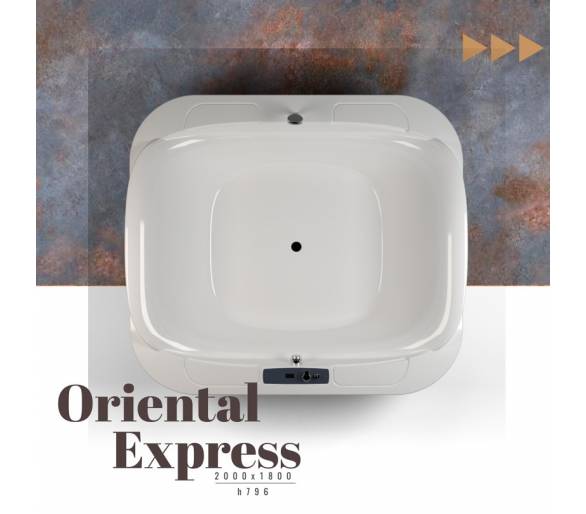 ᐉ Акрилова ванна WGT Oriental Express окремо стоїть 198х179 Легко купити в Києві за вигідною ціною. Доставка по Україні. Аваліст